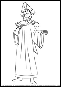 How to Draw Claude Frollo from The Hunchback of Notre Dame